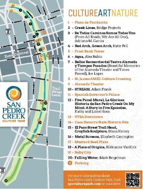Map of San Pedro Creek Culture Park