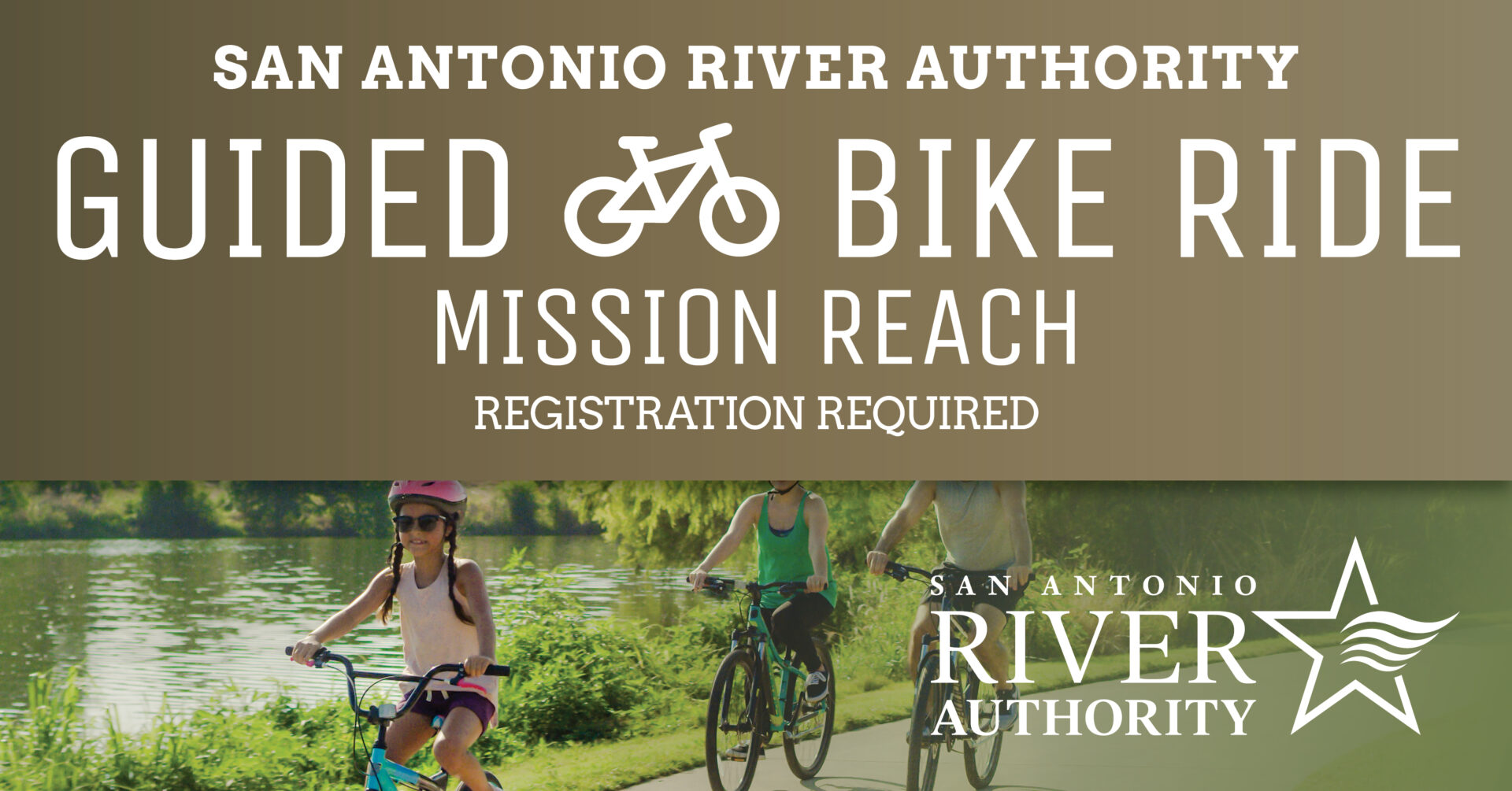 guided bike ride at mission reach
