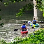 Kayakers in the San Antonio River