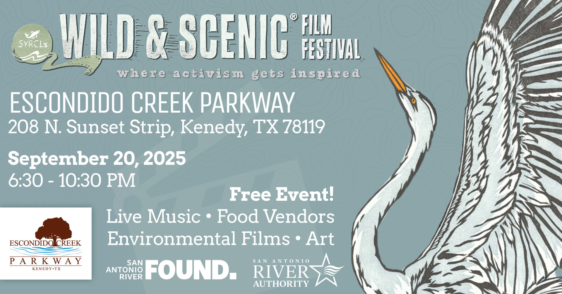 Wild & Scenic Film Festival at Escondido Creek Parkway