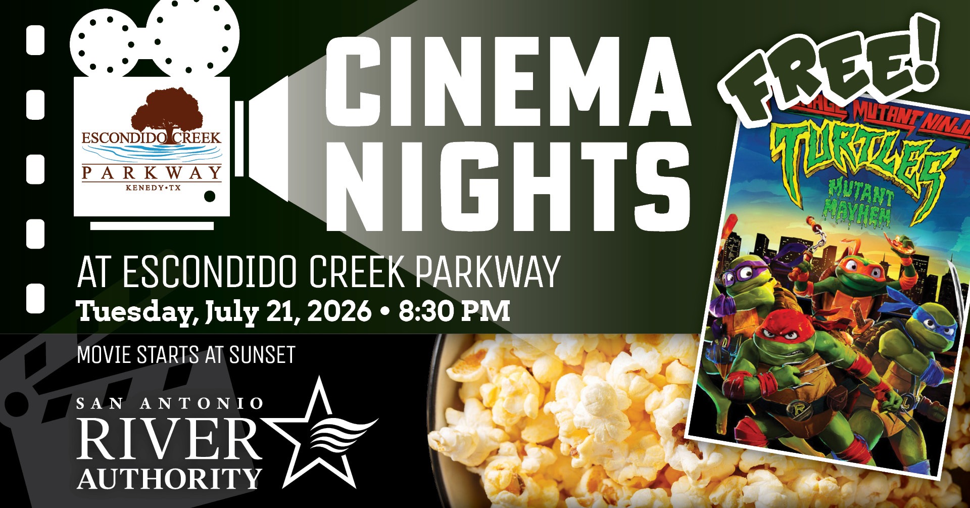 Cinema Nights Teenage Mutant Ninja Turtle