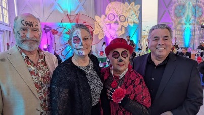 Jim Campbell, Patrice Melancon, Lourdes Galvan, and Jerry Gonzales