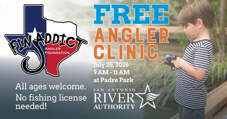Fin Addict Fishing Clinic promotional graphic