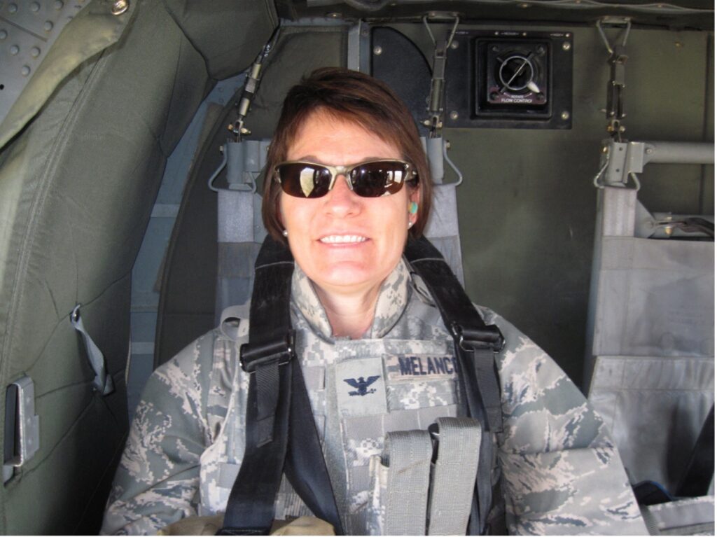 Serving with AFCENT, the air component of U.S. Central Command, in 2012.
