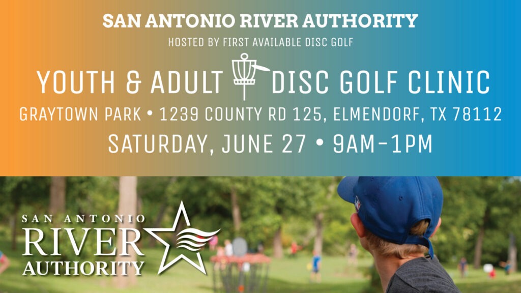 Youth & Adult Disc Golf Tournament promotional graphic