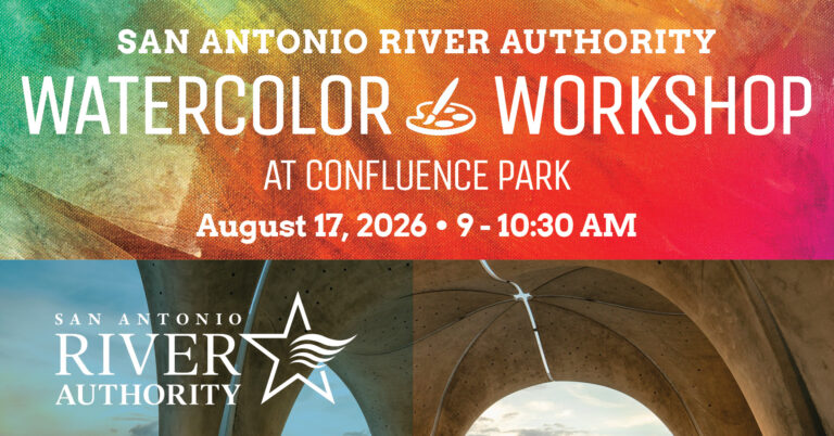 Watercolor Workshop at Confluence Park promotional graphic