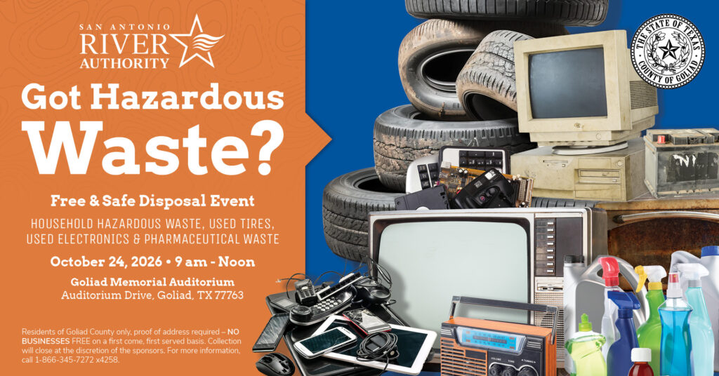 Household Hazardous Waste Event - Goliad County