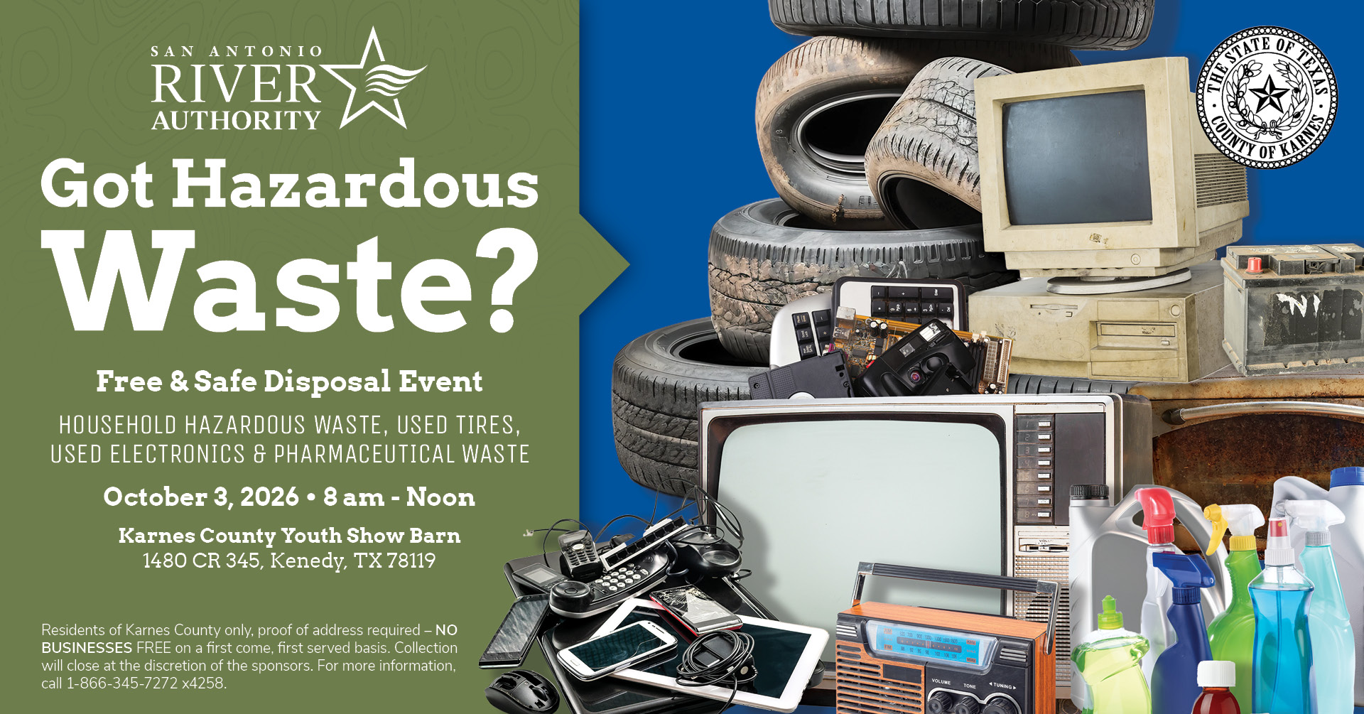 Household Hazardous Waste Event - Karnes County