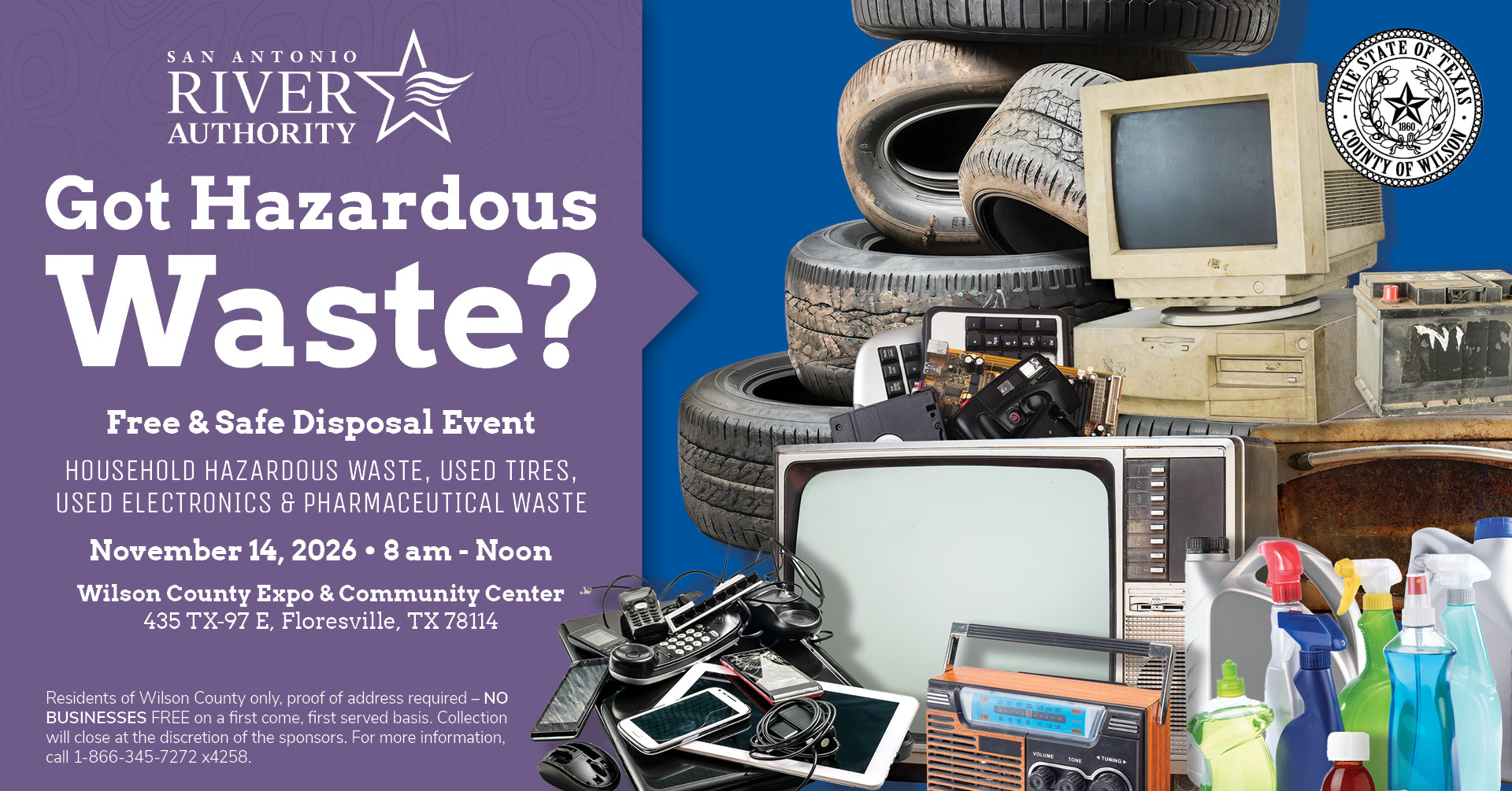 Household Hazardous Waste Event - Wilson County