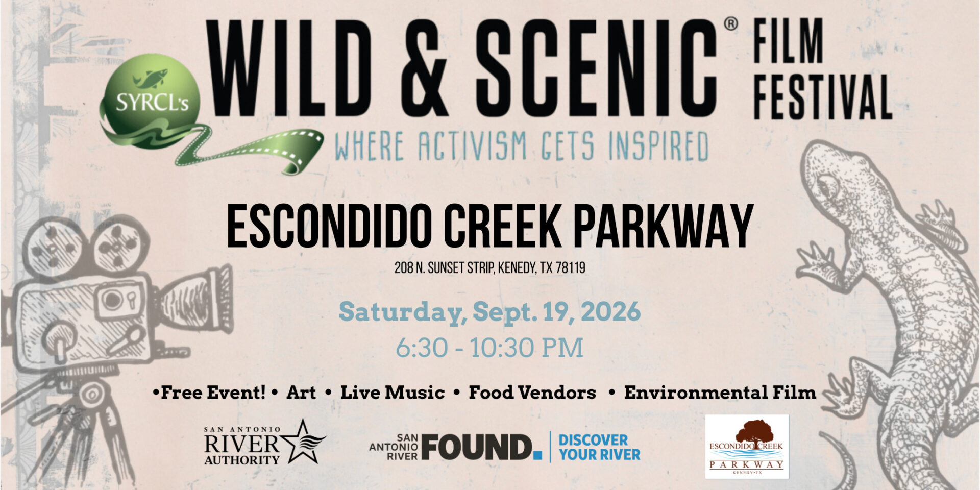 Wild & Scenic Film Festival at Escondido Creek Parkway