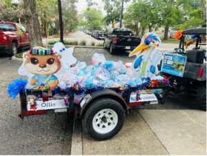 Trash collected during King Williams Parade