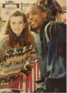 Nicole Marshall and Sean Elliott