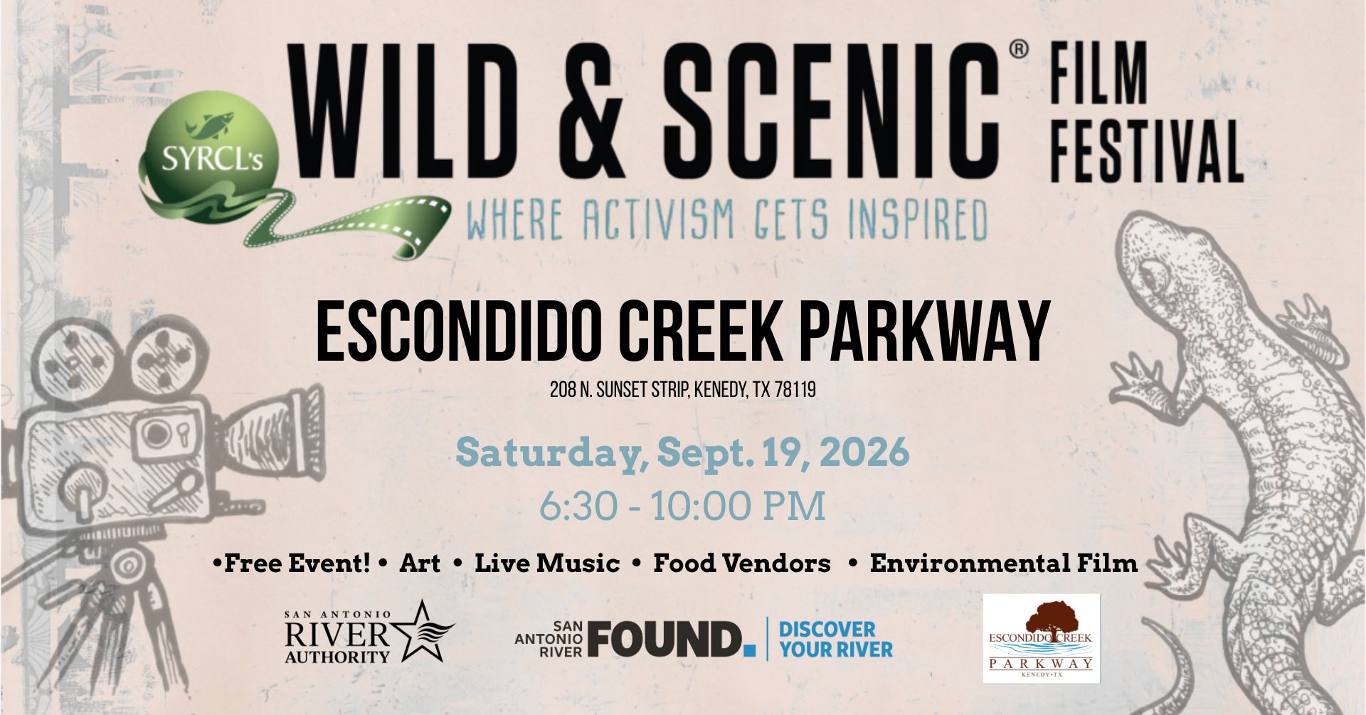 Wild & Scenic Film Festival at Escondido Creek Parkway
