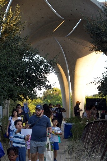 Confluence Park during an event