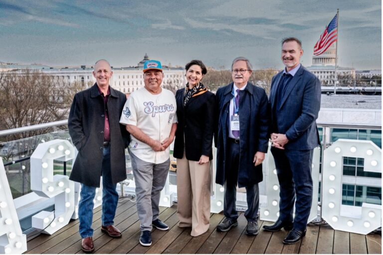 San Antonio River Authority Board Members: Derek Gaudlitz, Jerry Gonzlaes, Liza Barratachea, John Yochem, and General Manager Derek Boese.